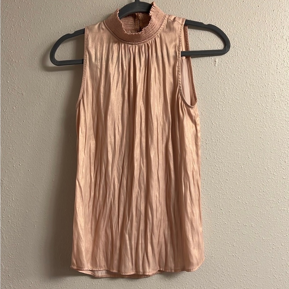 Blush LOFT Sleeveless Blouse